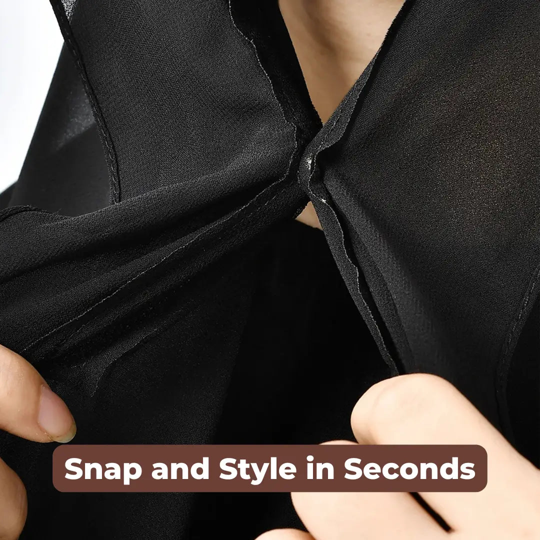 Luxe hijab – Elegante chiffon met ingebouwde magneten