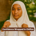 Luxe hijab – Elegante chiffon met ingebouwde magneten