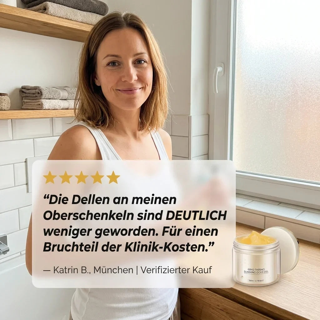 Cryo-Thermo Slimming Gold Gel™ – Klinische lichaamsverstrakking met echt 999,9-karaats goud