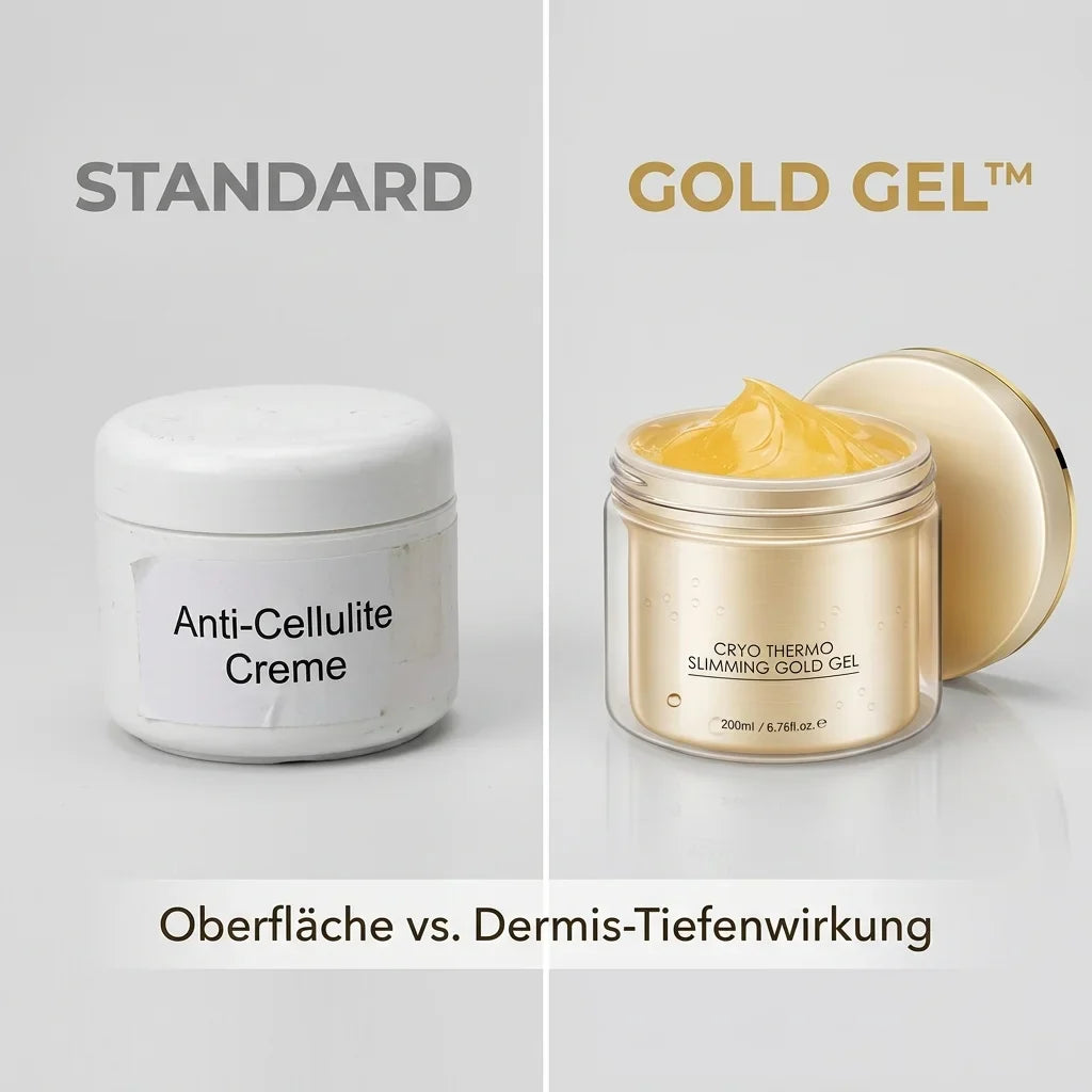 Cryo-Thermo Slimming Gold Gel™ – Klinische lichaamsverstrakking met echt 999,9-karaats goud