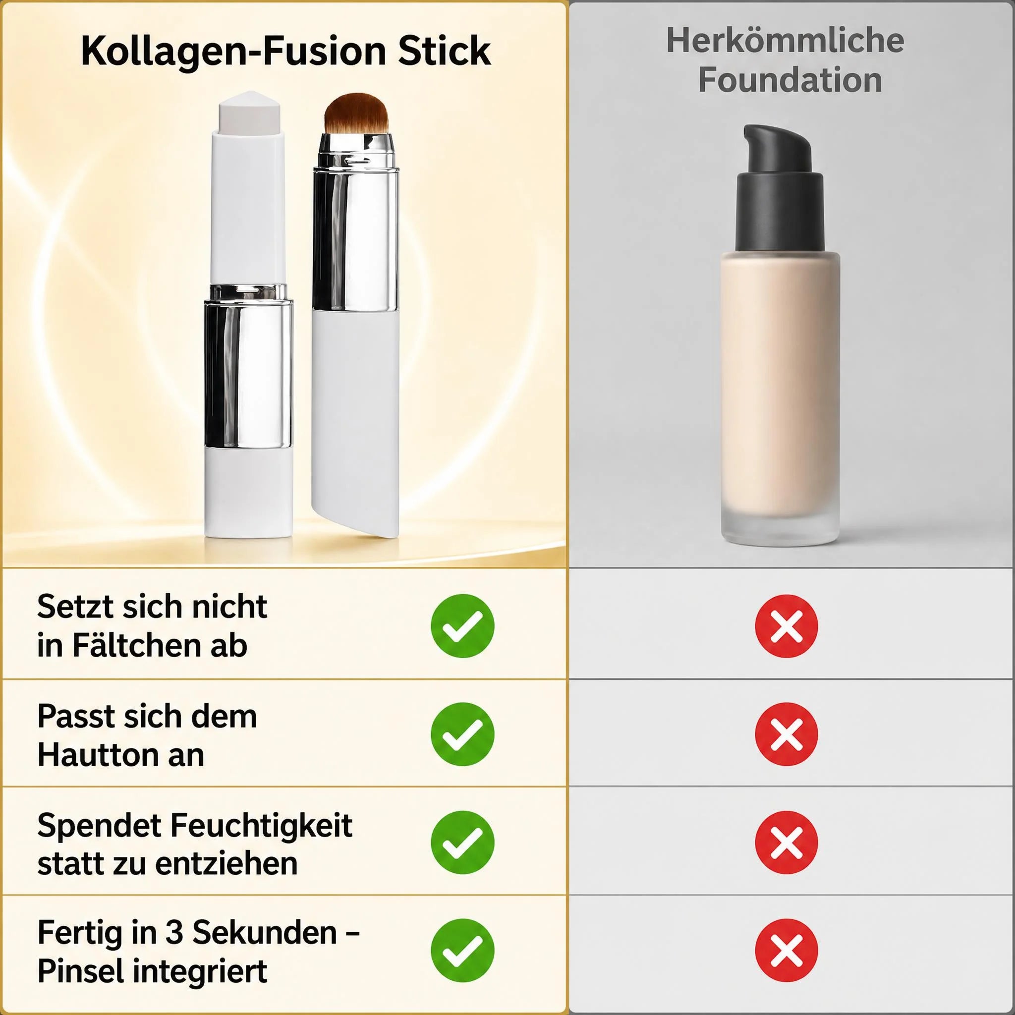 Kollagen-Fusion Foundation Stick – Bild 4