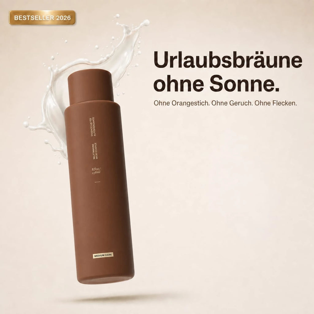 Selbstbräuner Milky Essence™ – Streifenfreie Bräune mit Ceramid-Pflege