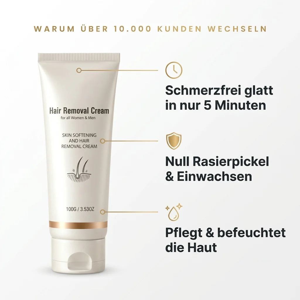 Celeste Enthaarungscreme™ – Schmerzfreie Haarentfernung in 5 Minuten