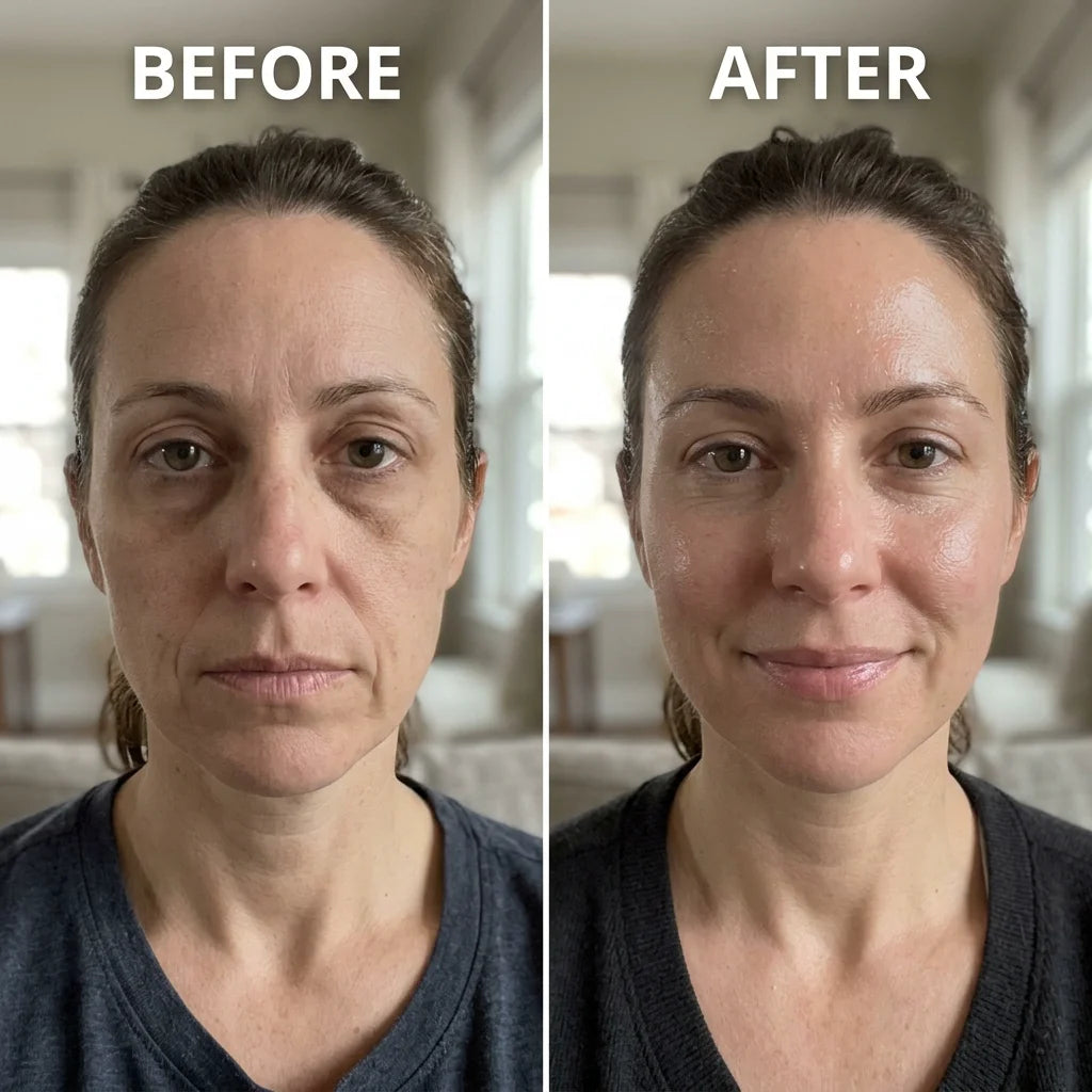 Before and after results - Volufiline Volume Balm Stick